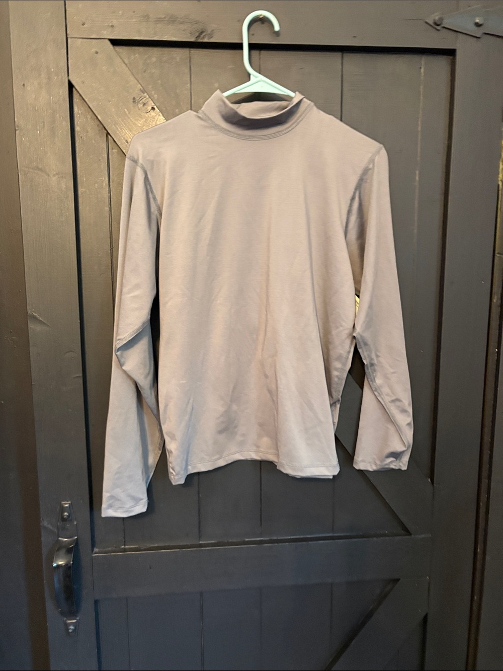 Men's Gray Long-Sleeve Swim Rash Guard
